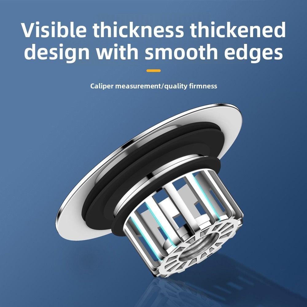 Нержавеющая пробка для слива ванны, всплывающая пробка, уловитель волос, универсальная пробка для ванны