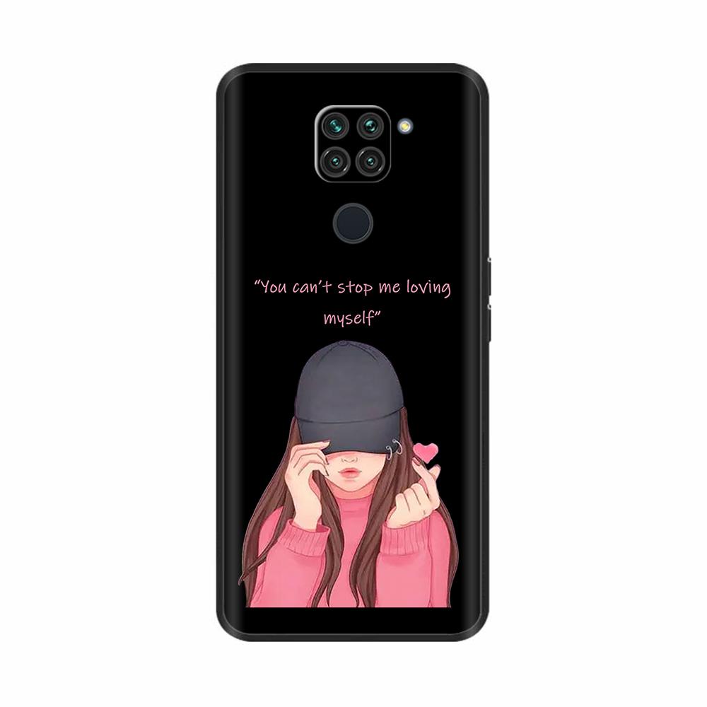 Чехол Для Xiaomi Redmi Note 9 Чехол Мягкая Черная Силиконовая Задняя Крышка Для Redmi Note9 Чехол Redmi Note 9 Чехол Funda Coque Бампер Оболочка