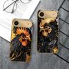 Смелый Золотой Петух Для IPhone 17Pro Max 16 17 Pro 15 Pro 14 13 Plus 12 Mini 11Pro Max XR 16E 17 Air Золотой стеклянный чехол для телефона