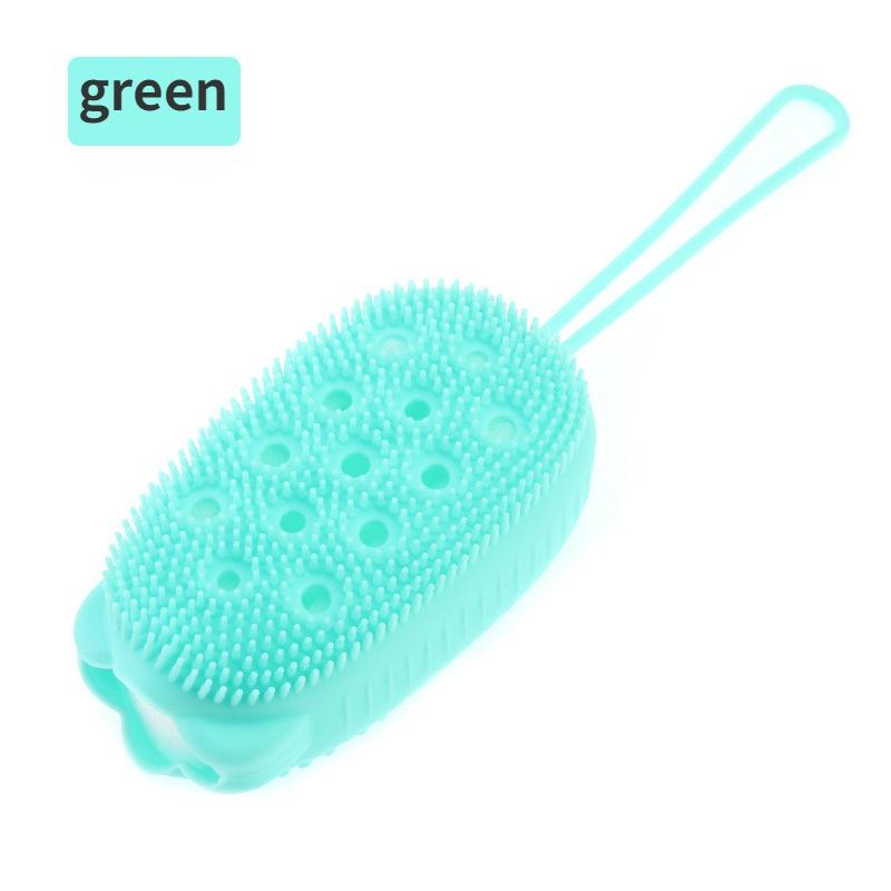 Новая креативная двухсторонняя щетка для душа, массажная щетка, силиконовая щетка для ванной комнаты, чистящие средства, скребок для тела