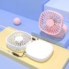 2025 New Handheld Neck Hanging Small Fan USB Mini Fan Charging Folding Desktop Gift Electric Fan