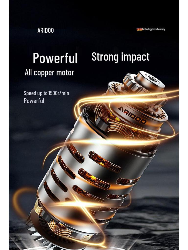 Aierdun Cordless High-Power Drill & Electric Screwdriver Set with Rechargeable Lithium Battery