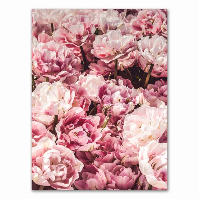 Картина на холсте, элегантный цветок пиона, фраза, постер и принт, настенная художественная картина для гостиной, украшение дома, скандинавский декор, без рамки