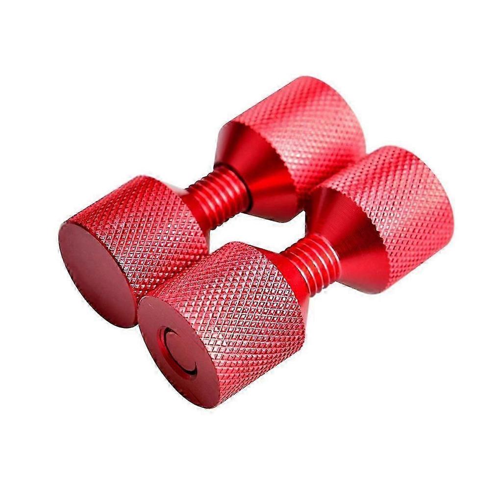 4 Pcs Aluminium Flange Two Hole Pins 1-1/8 Inch Two Hole Alignment Pins 1-5/8 Inch Detachable Fla