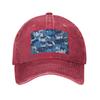 Cats Army Camouflage  Denim Cap Casual Baseball Caps Adjustable Hat Summer Unisex Baseball Hats
