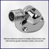 25mm Diameter Marine Antenna Mount 316 Stainless Steel Adjustable Antenna Mount  Boat Hardware