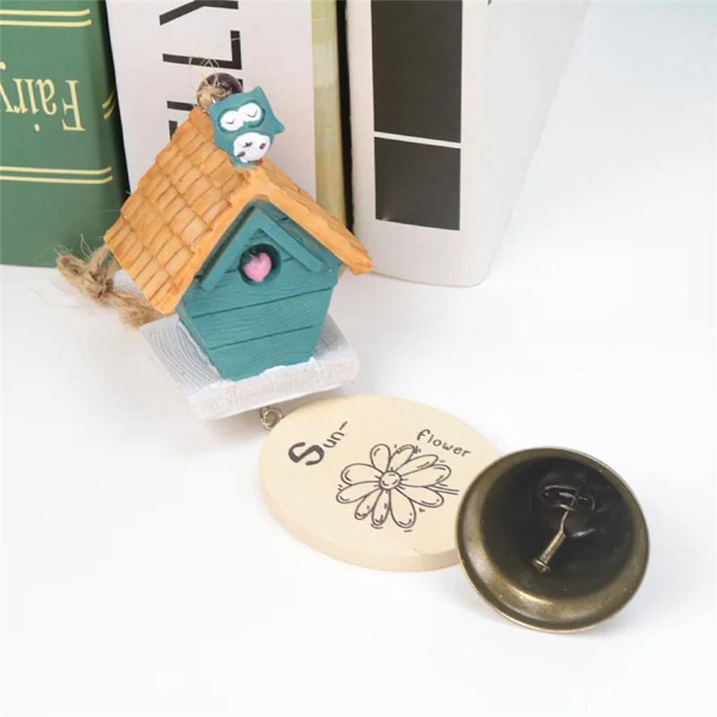 Resin Wind Chime Copper Bell Crafts Garden Home Outdoor Hanging Decor Craft Gift Ornament Car Bedroom A Durable Easy Inst