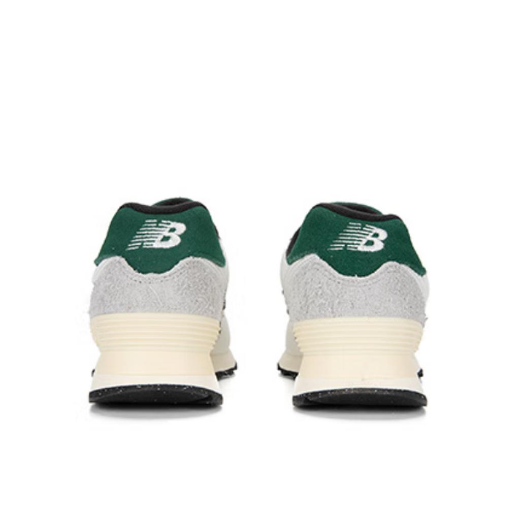 New Balance 574 Бело-зеленые кроссовки унисекс U574VX2