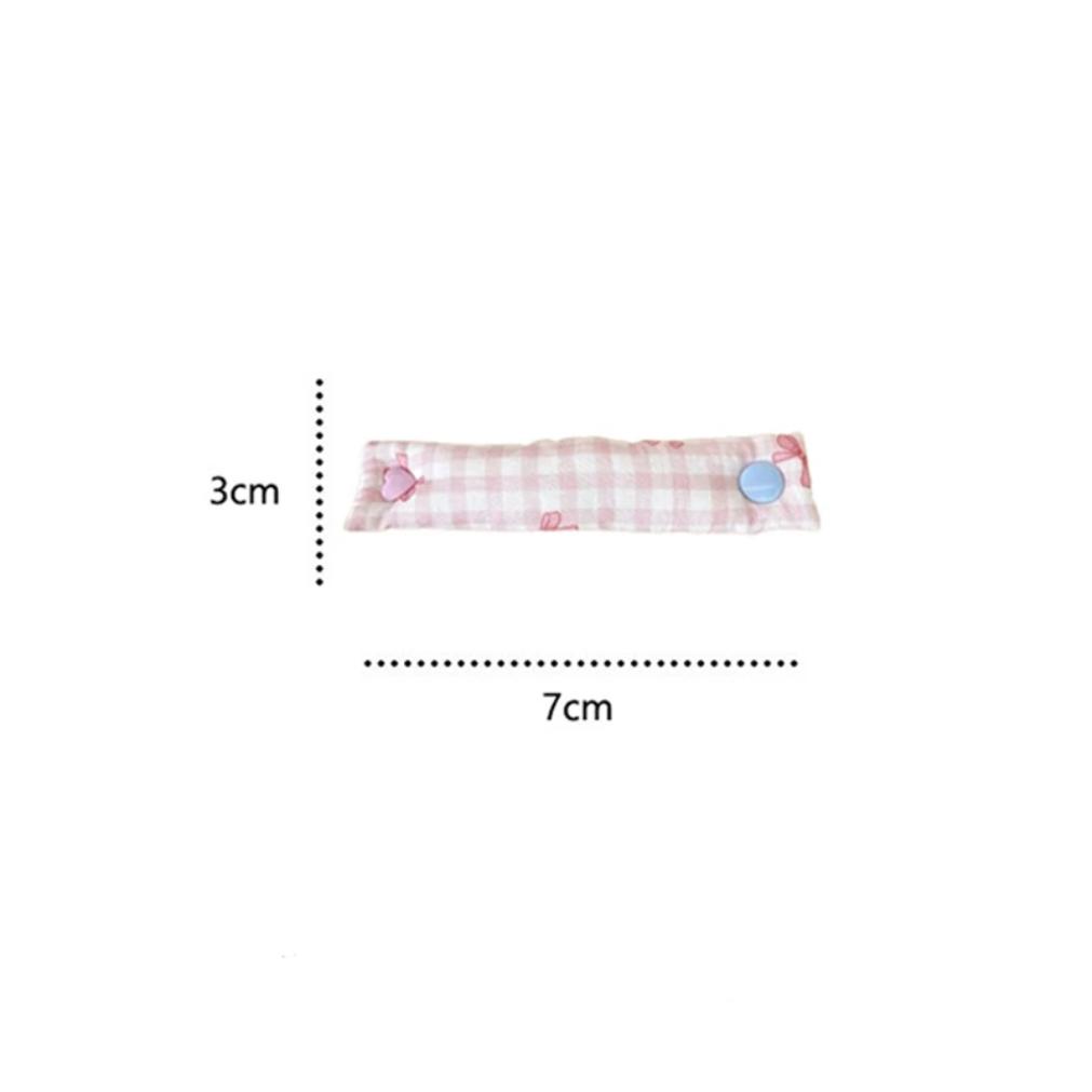 Органайзер для хранения кабелей с цветочным узором, держатель для зарядного кабеля, органайзер для кабеля наушников, тканевый, милый, фиксирующий, инструменты для организации