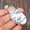 Dendrite Opal Gemstone Handmade 925 Sterling Silver Pendant Jewelry For Her
