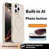 Чехол для iPhone 16 Pro Max, совместимый с MagSafe, мягкая подкладка из микрофибры, жидкий силикон+поликарбонат, чехол для телефона