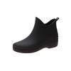 Woman Rain Boots  Spring Autumn Waterproof Ankle Boot For Women Shoes Low Heel Rain Boots Non-Slip Ladies Shoes Plus Size