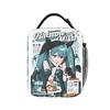 Термосумка для ланча Hatsune Miku, многоразовая, контейнер для еды Каваи Аниме, водонепроницаемая сумка-тоут, ланч-бокс, сумка для еды, для колледжа