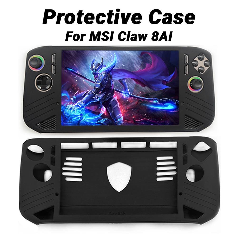 Силиконовый чехол для портативной консоли MSI Claw 8AI, противоударный защитный чехол, крышка-протектор для MSI Claw 8AI, портативные аксессуары