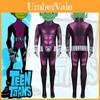 Хэллоуин Косплей Комбинезон с персонажами аниме Teen Titans Для Детей и Подростков