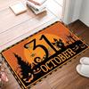 Halloween Funny Entrance Mat Carpet Living Room Dining Room Laundry Floor Mat Bath Balcony Hallway Non-Slip Door Mat