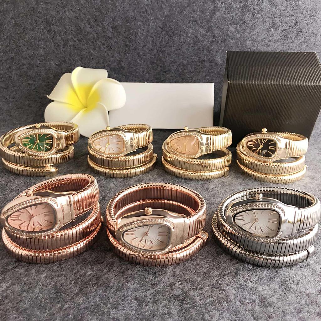 BV Home Fashion Ретро Кварцевые Наручные Часы в Форме Змеи для Женщин и Студентов