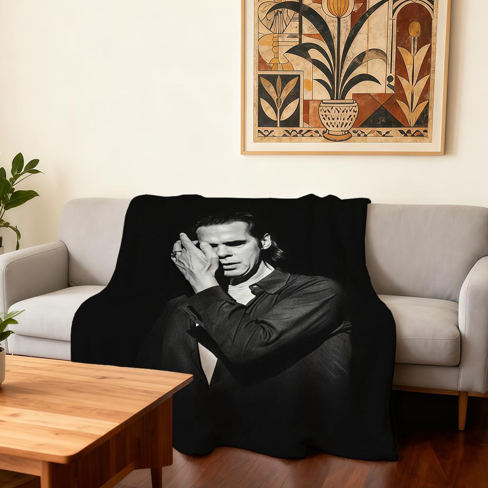 Band N-Nick C-Cave and the Bad S-Seeds Blanket Super Warm Comfortable Plush Throw Blanket Child Home Sofa Bedroom Gift