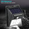 Lampe solaire LED - Induction - 30 LEDs - Détecteur de mouvement PIR - Imperméable - Jardin