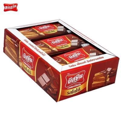 Bissin Вафли какао 12 пакетиков 348 г 1 шт / 3 шт - Thai Snack