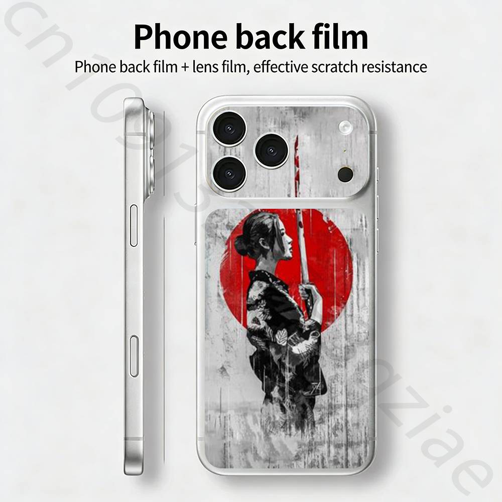 Живопись эпохи Возрождения Наклейка-пленка Full Cover Skin Wrap 3D Цветная Задняя Защитная Наклейка для iPhone 17 pro Max /17 pro
