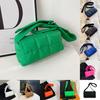 Stylish Urban Nylon Shoulder Bag Trendy Compact Crossbody With Zipper Closure