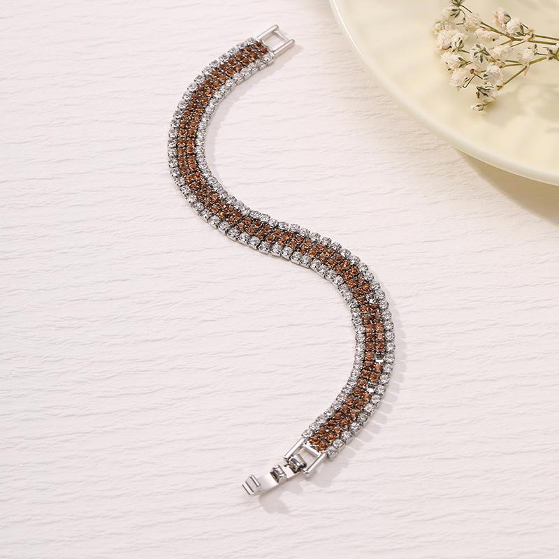 Браслет со стразами для женщин, браслет-цепочка, вечерние украшения, подарки