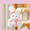 Plush Bunny Toy Keychain Soft Short Plush Girls Bag Charm Gift For Kids