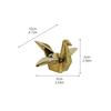 Geometric Design Ceramic Crane Figurine Ceramic Material Paper Crane Ornament  Office Desktop