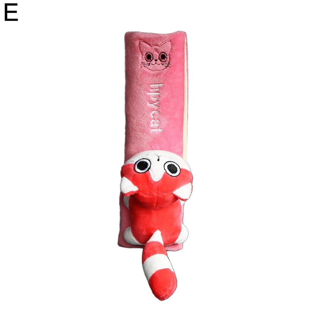 Car Seat Belt Shoulder Cover Cute Personality Cartoon Single Plus Long Shoulder Cover For Men Women Interior Decoration