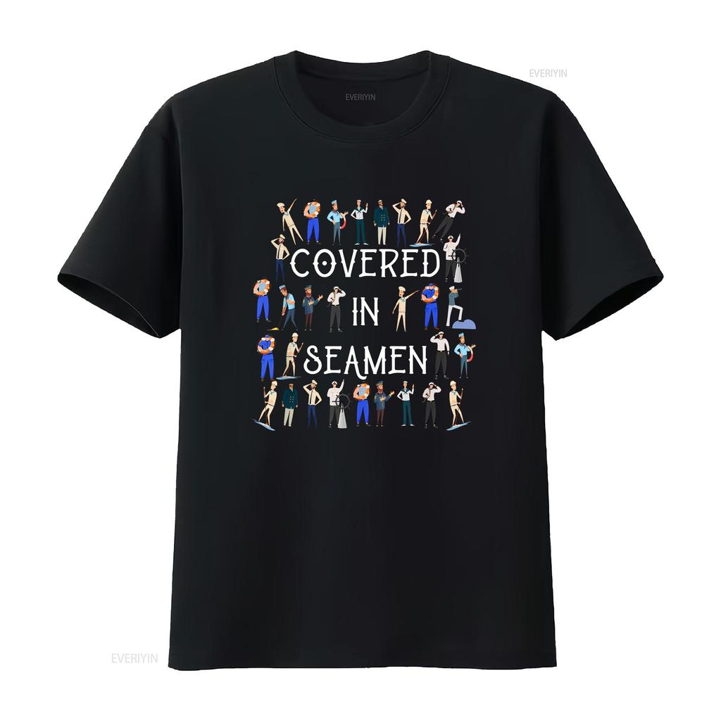 Covered in seaUnisex SieUnisex T Shirt Inappropriate SweaT Raunchy Adult Humor Sarcastic Meme Offensive vintage Washed fashion Unisex