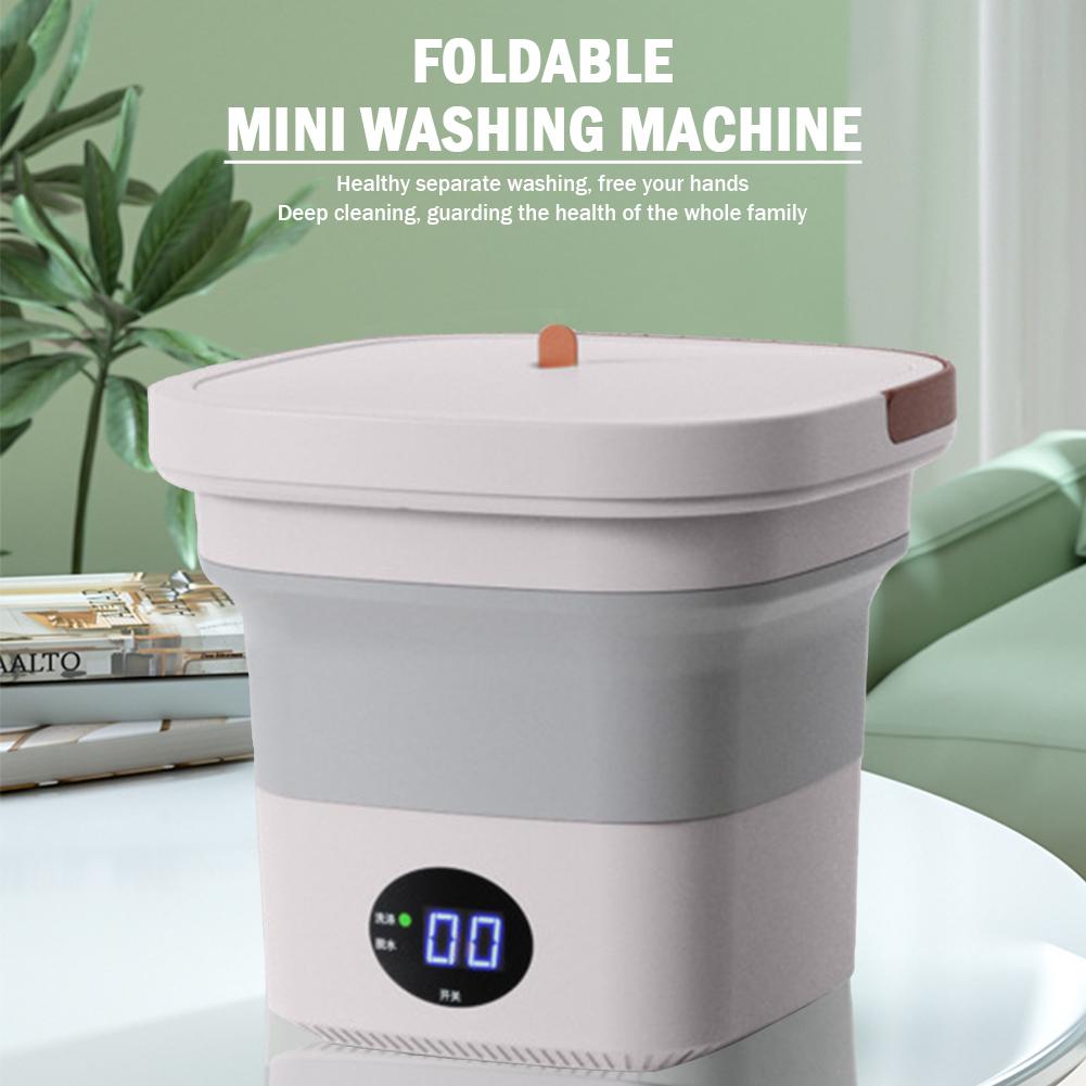 Folding Washing Machine Mini Portable Cleaning Wachine For Wash Underwear, Underpants, Socks, Baby Small Clothes