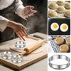 12 Stainless Steel Pancake Ring Surface Pancake Ring Double Roll Anti Rust Non Stick Pie Mold Multi-purpose Kitchen Cooking Ring