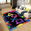 Cartoon Gamer Game Controller Area Rug Large,Carpets Rug for Living Room Children's Room,Kids Play Crawl Non-slip Floor Mat Gift