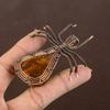 Подвеска-паук из медной проволоки ручной работы из натурального балтийского янтаря с камнем 2,56 дюйма A1H32