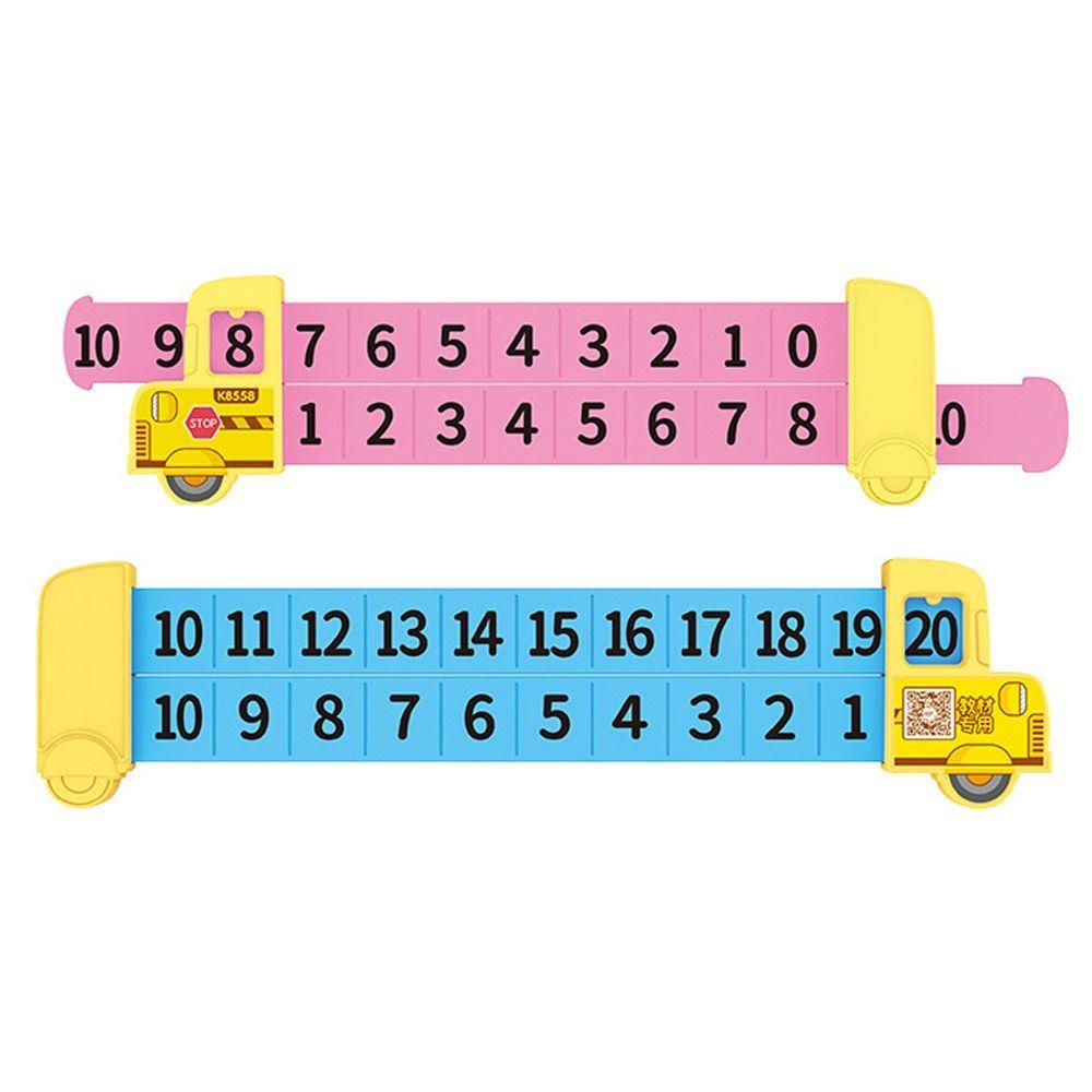Plastic Subtraction Ruler Random Color Addition Ruler Math Decomposition Ruler School Supplies