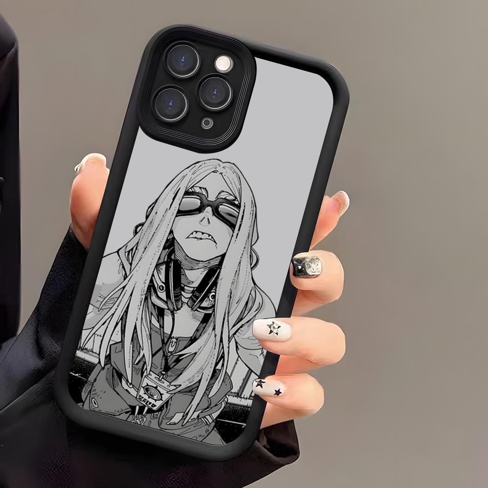 Чехол для телефона Manga G-Gachiakuta для iPhone 17 Air 16 E 15 14 Plus 13 12 11 Pro Max Черный Небесное Око Ступенчатый Защитный Чехол