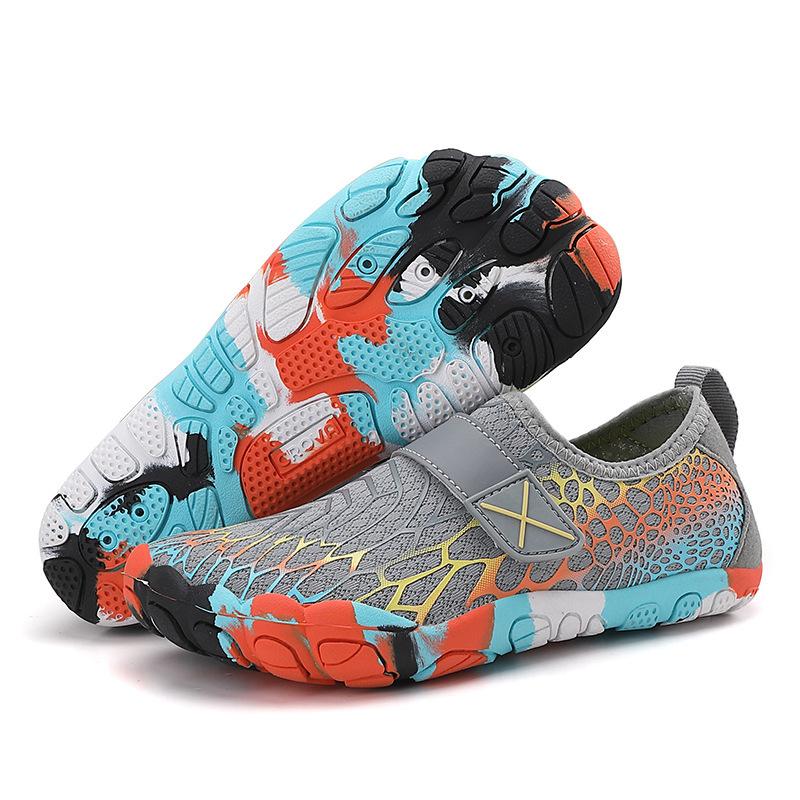 Новая детская обувь для плавания для мальчиков, быстросохнущая, дышащая, для ходьбы по реке, детская пляжная обувь, обувь для плавания, с пятью пальцами