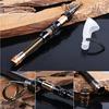 Удочка с углеродным волокном, стальными керамическими направляющими, мини-телескопическая портативная сверхлегкая удочка