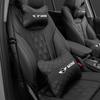 Car Neck Pillow Lumbar Support Kit Auto Headrest For MINI Cooper R56 F56 R50 JCW Cabrio Aceman Countryman Clubman Roadster Coupe