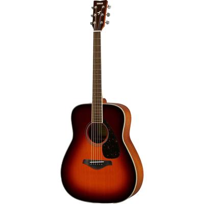 Акустическая гитара YAMAHA FG SERIES коричневый санберст FG820BS