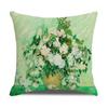 Vintage Art Cushion Cover Van Gogh Oil Painting Pillowcase Living Room Sofa Decoration Pillowcase