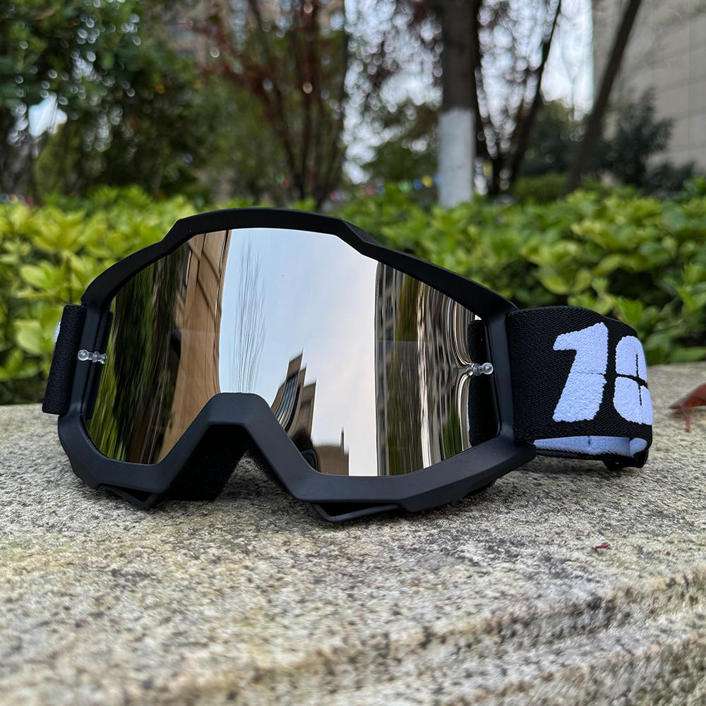 Motorcycle Goggles Motocross Glasses MTB ATV MX Off-road Goggles Mask Removable Lenses Windproof UV Protection Outdoor Cycling