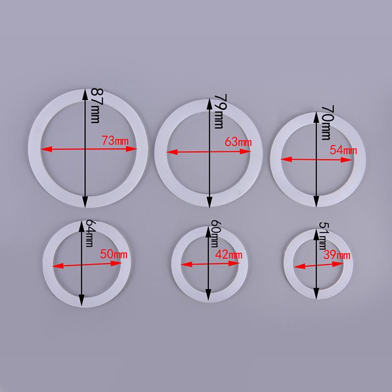 2pcs Stove Top Coffee Maker Moka Replacement Spare Rubber Gasket Seal Ring