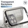 Luxury Hybrid Shockproof Armor Camera Protection Case For iPhone 15 Plus 14 13 12 Pro Max Transparent Hard Acrylic Back Cover