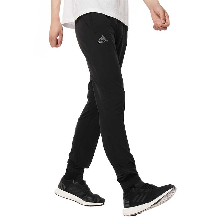 Adidas Tennis Mens Training Series SW Pant Solid Color Casual Moisture-Wicking Breathable Sports Long Pants Men Pants Black DW8909
