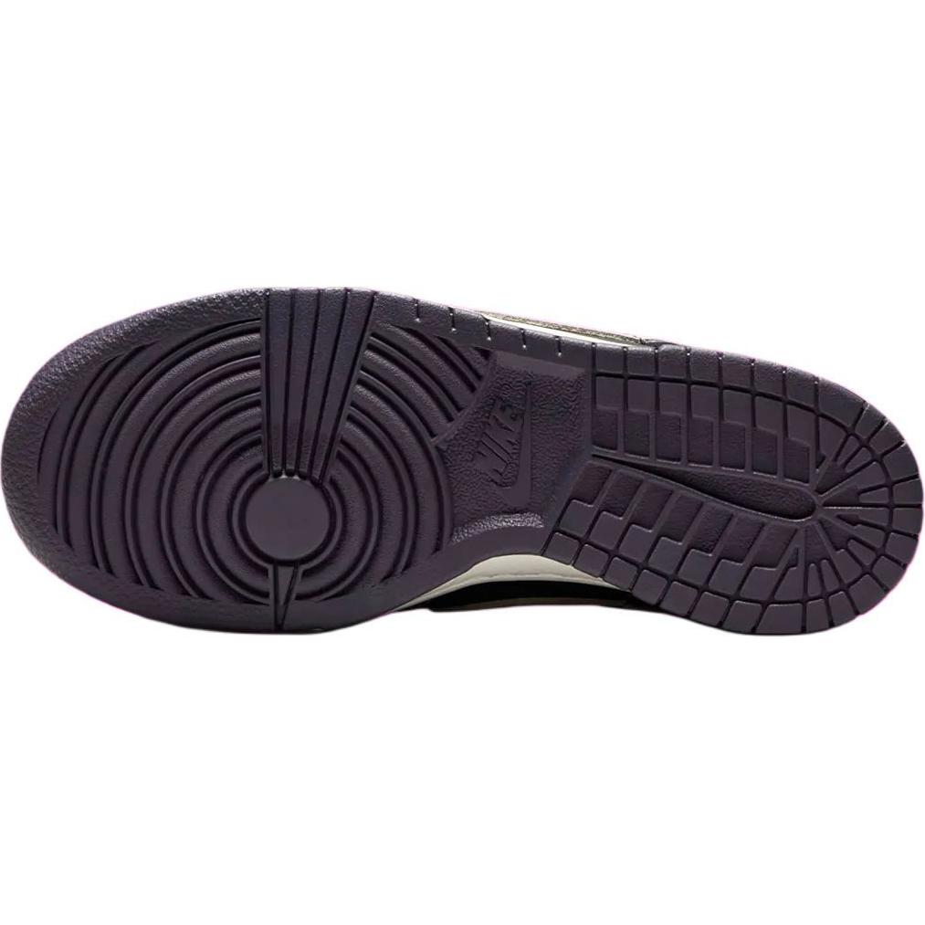 Nike Dunk Low GS Темный изюм Черный Бледно-слоновая кость Парус FB9109-003