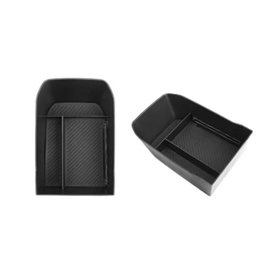 For Kia EV4 2025 2026 Center Console Armrest Double Layer Storage BoxCar Internal Organizer Tray Interior Accessories