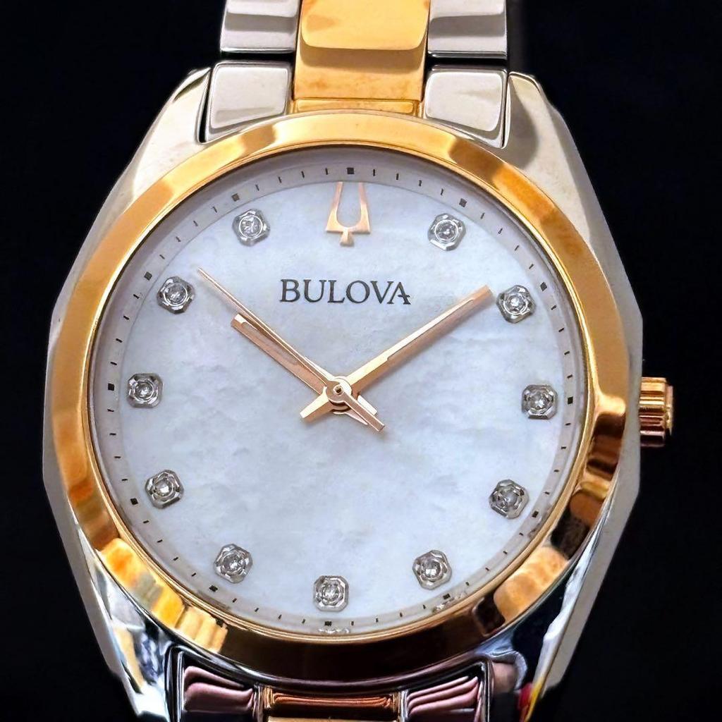 Б/у [Noble] BULOVA/Булова/Женские часы/С бриллиантами/Красивые/Для женщин