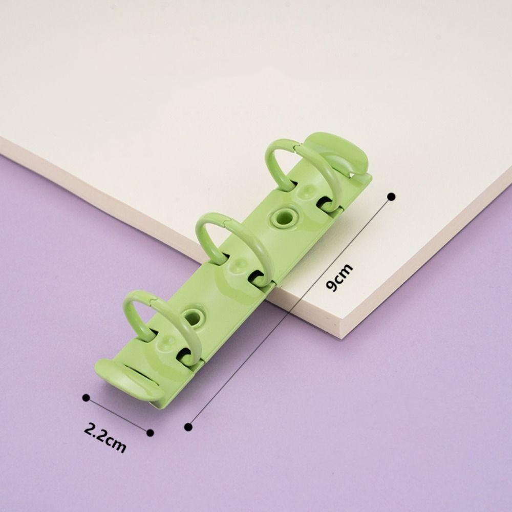 Сделай сам Металлические спиральные кольца Зажим для папки Съемные кольца для листов Блокнот Планировщик